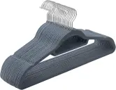 20 perchas de terciopelo Songmics
