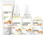 Kit de cuidado facial de cúrcuma de 5 piezas
