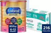 Lote Enfamil Complete 2 Leche Infantil+ Toallitas bebé Nenuco