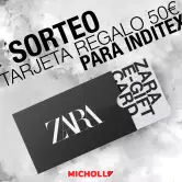 Sorteo tarjeta regalo Inditex 50€!
