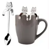 Cuchara de café gatito