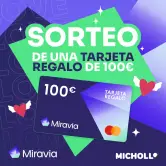 Sorteo Tarjeta regalo Miravia 100€