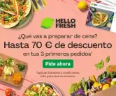 HelloFresh  · Primeros pedidos con descuentazo