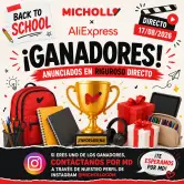 Ganadores Sorteo Back To School Aliexpress