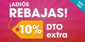 Adiós a las rebajas con un 10% de descuento en Rosa O Azul 
