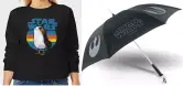 Pack paraguas láser + sudadera de Star Wars