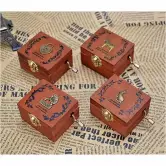 Cajas de madera musicales vintage