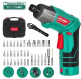 Atornillador 3.6V + accesorios + carraca + maletín