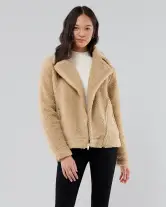Chaqueta motera Hollister para mujer 