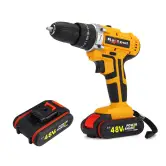 Taladro percutor inalámbrico 48V + 2 baterías