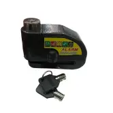 Candado de disco con alarma para motocicletas