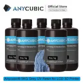 Pack 5 Kg Resina Anycubic para impresoras 3D