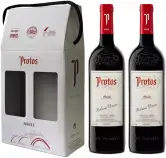 Estuche Vino Tinto Protos Roble 