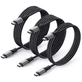 Pack de 3 cables USB C a USB C 100W Pack de 3 cables USB C a USB C 100W