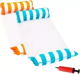 2x Hamaca Flotador Inflable para Piscina