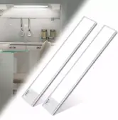 2x Lámparas LED portátil recargable para armarios o cocinas 2x Lámparas LED portátil recargable para armarios o cocinas