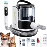 Cortapelos para mascotas con aspiradora integrada y accesorios Cortapelos para mascotas con aspiradora integrada y accesorios