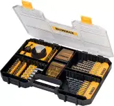 Juego 100 piezas taladrar y atornillar Dewalt