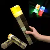 Lámpara de antorcha Brownstone de Minecraft
