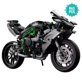 Juego de bloques de construcción Kawasaki Ninja H2R