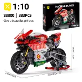 Bloques de Construcción Ducati V4 883 Piezas