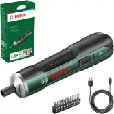 Destornillador a batería Bosch PushDrive set de iniciación