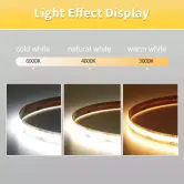 Tira de LED COB 12V-24V 4000K-6500K 5 Metros