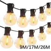 Guirnalda de luces LED G40 para Exteriores 16,5m