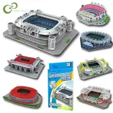 Rompecabezas 3D DIY Campos de fútbol en miniatura Rompecabezas 3D DIY Campos de fútbol en miniatura