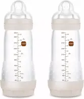 Pack 2 Biberones Anticólicos 320ml MAM 