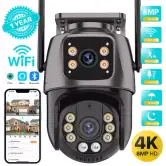 Cámara de Vigilancia Exterior WiFi Doble Lente 2K