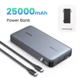 Powerbank Ugreen 25000mAh PD 145W + Cable USB-C 100W Powerbank Ugreen 25000mAh PD 145W + Cable USB-C 100W