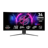 Monitor Curvo MSI 34" UWQHD 240Hz Curvo