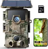 Cámara Fototrampeo Solar 4K UHD WiFi6 Ceyomur + microSD 32GB Cámara Fototrampeo Solar 4K UHD WiFi6 Ceyomur + microSD 32GB