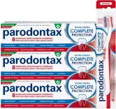 3x Pasta Dientes Parodontax + 1 Cepillo suave 