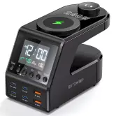 Multicargador BlitzWolf 240W GaN + Reloj LCD 10 en 1 Multicargador BlitzWolf 240W GaN + Reloj LCD 10 en 1