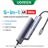 HUB USB-C 5 en 1 Ugreen
