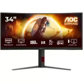 Monitor Gaming AOC 34" Curvo WQHD 180Hz