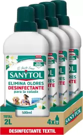 4x 500ml Sanytol Desinfectante textil para la colada