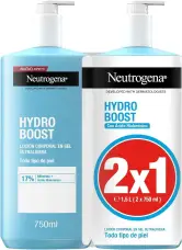 Neutrogena Hydro Boost loción en gel ultraligera pack 2×750ml Neutrogena Hydro Boost loción en gel ultraligera pack 2×750ml