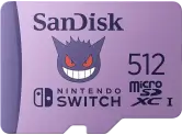 Tarjeta micro SDXC 512GB SanDisk para Nintendo Switch Lite Licencia Pokemon Gengar 