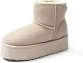 Botas Clásicas de Plataforma Impermeables Dream Pairs Botas Clásicas de Plataforma Impermeables Dream Pairs
