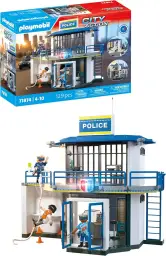 Playmobil Comisaría con Sala de Investigación Action Heroes
