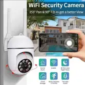Cámara de Vigilancia Exterior 360º WiFi 8MP