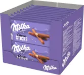 Caja 20 Milka Choco Sticks Palitos de Galleta Cubiertos de Chocolate