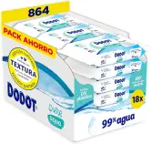 864 Toallitas Dodot Aqua Pure solo