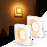 2x Luz Nocturna Infantil 1800K Ámbar