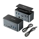 Estación Multipuerto Thunderbolt 18en1 BlitzWolf + NVMe Estación Multipuerto Thunderbolt 18en1 BlitzWolf + NVMe