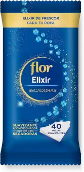  430g Toallitas Suavizante Acondicionador para secadoras Flor Elixir