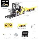 Carretilla Elevadora RC + Remolque y Accesorios